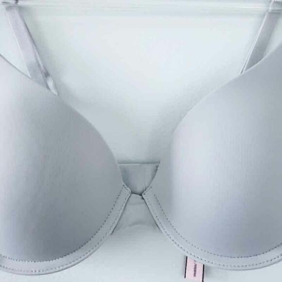 Victoria's Secret Uplift Semi-Demi 32B Bra Gray Lightly Padded Underwire - Picture 2 of 6